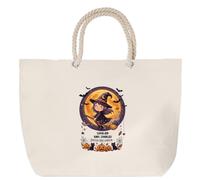 Sac de Plage Cavalier King Charles - Joyeux Halloween 2 - Beach Bag - Idée Sac de Plage Cadeau Anniversaire Fête Original Famille Travail Départ Collègue Retraite Noël.