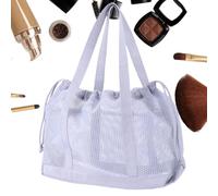 Sac De Plage en Filet Pliable Et Résistant Au Sable Léger | Sac de piscine de Pour Femmes Et Filles Vacances Estivales s Piscine Natation Entraînement Emplettes Serviettes