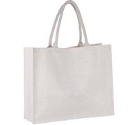 SAC DE PLAGE EN JUTE (Blanc - One Size)