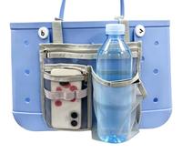 Sac de plage en légère avec sangles à crochet et poches multiples | Organiseur fourre-tout pour natation, bateau, croisière, voyage, été, gym, déjeuner, douche, quai humide, vacances