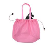 Sac de plage en maille - Sac de piscine - Organiseur de jouets de sable résistant au sable et à l'eau - Voyage pliable pour bateaux de croisière - Excursions portuaires, Rose, Voir description