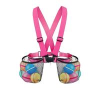 Sac de plage en maille : sac de plage de grande capacité, isotherme | Sac de plage en maille polyvalent avec poches zippées, garde les articles organisés sans sel, Rose (Hot Pink), Consulte la