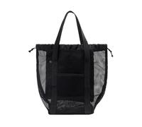 Sac de plage en maille - Sac de plage léger pour la piscine et les courses - Grand sac de transport pour , vêtements, serviettes, crème solaire et plus encore - Pliable et réutilisable, Noir