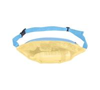 Sac de plage en maille - Sac réglable, paquet de taille léger - Bols de voyage - Sac de rangement - Organiseur de pique-nique de vacances - Sac de ceinture de natation - Porte-coquillages en maille