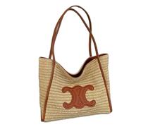 Sac de plage en paille pour femme, fourre-tout d'été en paille, sac à main rétro fait main, style bohème décontracté, tissé, pour les voyages, les vacances à la plage, le shopping en plein air