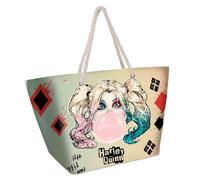 Sac de plage enfant Karactermania Dc Comics Harley Quinn Mad Love Bleu 37x52x17 cm