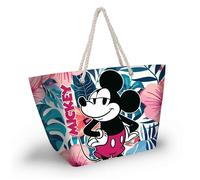 Sac de plage femme Karactermania Disney Mickey Doré 37x52x17 cm