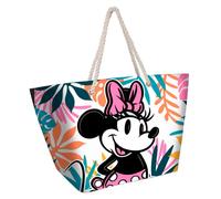 Sac de plage fille Karactermania Disney Minnie Island Blanc 37x52x17 cm