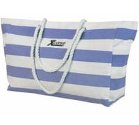 Sac de plage imperméable - coloris bleu/blanc XCase