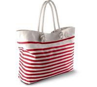 Sac de plage (Natural / Red - One Size)