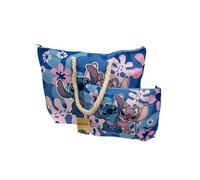 Sac de Plage & Pochette Stitch & Angel Disney Flower