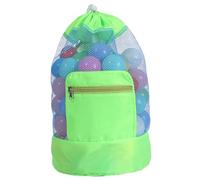 Sac de Plage, Sac à Dos Pliable et Portable en Maille, Sac de Piscine étanche et imperméable, fourre-Tout de Plage en Maille pour extérieur, école