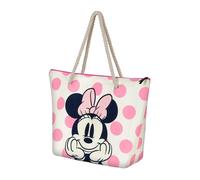Sac de Plage Soleil - Disney Minnie Mouse Dots - Rose - Taille Unique