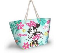 Disney Minnie Mouse Tropic-Sac de Plage Soleil, Vert, 52 x 37 cm
