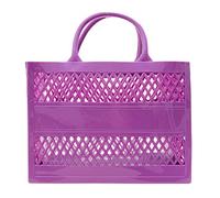 Sac de plage tendance en PVC de grande capacité pour bouteille de champagne, violet, Taille unique