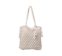 Sac de plage tissé pour femme, sac de plage, tendance, style vacances creux, style de vacances sous les bras pour les trajets entre les bras, a, One Size