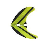 Sac de planche de surf Honeycomb Tail Accessoires K2.1 Tail Towder Fin Verre Fibre Fin Multipiece Chaussette de planche de surf (Couleur : Yellow K2.1 Rear Fin, Size : L)