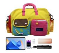 Sac de Pliable Imperméable Grand Léger Multi-Poches | Sac De Weekender Duffle Tote pour extérieur w nd road trip hôpital gym sports avion vacances