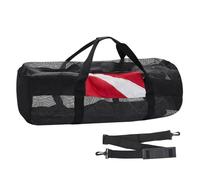 Sac de plongée en Filet - Rangement pour Roue dentée - Pliable - Séchage Rapide - Sac en à Fermeture éclair - Sac de Transport épais et Durable - Organiseur pour appareils de Sports