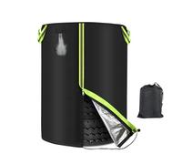 Sac de pneu pour voiture, 72/82 cm Grande couverture universelle de pneu, housse de protection imperméable 420D Oxford avec fermeture éclair, poignées de transport, bandes réfléchissantes, cordon de