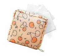 Sac de poche d'époque - support de tampon sanitaire, fermeture féminine à fermeture éclair | Organisateur de stockage réutilisable, transporteur d'hygiène compacte, gardien de toilette discrète, sac à