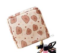 Sac de poche d'époque - support de tampon sanitaire, fermeture féminine à fermeture éclair | Organisateur de stockage réutilisable, transporteur d'hygiène compacte, gardien de toilette discrète, sac à