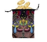 Sac de poche tarot Velvet - Organisateur crampon réutilisable 13x18cm, étui stockage épaissis doux, pochette polyvalente durable, accessoire voyage élégant | Tarot Carte pour Oracle Deck Dice bijoux
