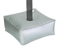 Sac de poids pour support de parasol de patio - Cantilever argenté robuste, grande capacité d'extérieur, sac de sable d'eau au design épais, accessoire de meubles pour terrasse de jardin |