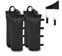 Sac de Poids Robuste, 4 Sacs de Sable pour Pavillon, 800D Oxford Sac de Sable pour Tente, Sacs de Poids d'eau, Sac de Sable Haute Performance, pour Pavillon, Pavillon Pliant, Tente