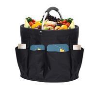 Sac de poignées de jardin | Sac de jardinage pliable avec poches | Sac de rangement d'outils de jardin, ensemble d'outils pour , sac de contenu de magasin, stockage