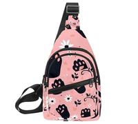 Sac de poitrine à bandoulière pour voyage, sport, course à pied, randonnée, Multicolore 09, 11.8x7x1.5in/30x18x4cm