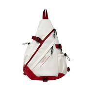 Sac de poitrine à bandoulière respirant pour homme - Sac de léger et sac à dos pour un - Grande capacité pour téléphone portable, rouge, riferimento alla descrizione