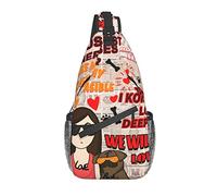Sac De Poitrine À Mon Chien Petit Sac À Dos Élégant Femme Sling Épaule Cross Body Bag, pour Sports, Excursion, Camping