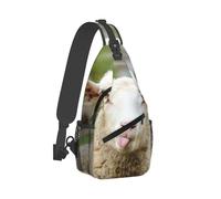 Sac de poitrine amusant avec langue de mouton coquin, sangles légères, robuste et durable, convient à la plupart des gens, Noir , Taille unique