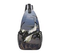Sac De Poitrine Avion De L'Armée Américaine Petit Sac À Bandoulière Loisir Casual Sacs Triangle, pour Sports, Randonnée, Cyclisme