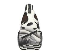 Sac De Poitrine Champignon Magique Bandoulière Sac Moderne Léger Et Étanche Sling Épaule Cross Body Bag, Pour Voyage, Sports, Outdoor, Cyclisme