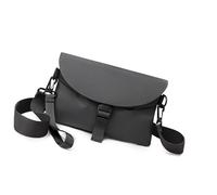 Sac de poitrine compact pour homme - Sac à bandoulière pratique pour affaires et loisirs - Étanche - Sac à main à bandoulière - Pour activités de plein air, gris, One Size