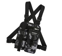 Sac de poitrine de sport pour homme, résistant à l'eau, léger, avec porte-bouteille d'eau pour l'entraînement, le cyclisme, la course à pied, camouflage, Beauté de masse