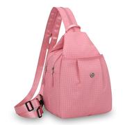 Sac de poitrine de voyage antivol réglable, a, Taille unique | Sac à bandoulière sécurisé à plusieurs compartiments pour le travail ou un usage quotidien, exploration en ville et confort