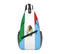Sac De Poitrine Drapeau du Guatemala, Mexique Et Guatemala Petit Sac À Bandoulière Loisir Multifonctionnel Sacs De Poitrine, pour Voyage, Sports, Outdoor