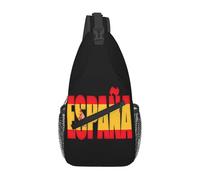 Sac De Poitrine Drapeau Espagnol De L'Espagne Petit Sac À Dos Moderne Loisir Sacs Poitrine, pour Voyage, Sports, Outdoor