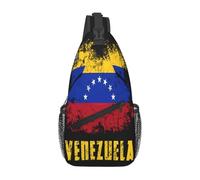 Sac De Poitrine Drapeau Vénézuélien À 7 Étoiles Petit Sac À Bandoulière Élégant Multifonctionnel Sacs Poitrine, pour Sports, Office, Voyage