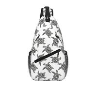 Sac de poitrine en forme de tortues de mer pour homme et femme - Petit sac à bandoulière étanche - Mini sac à dos pour la randonnée