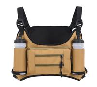 Sac de poitrine Hip Hop - Pochette de rangement multi-poches | Sac bandoulière réglable, grande capacité, sac de poitrine utilitaire de sport, sac de poitrine de voyage pour la randonnée et le vélo