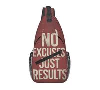 Sac De Poitrine Homme Pas D'Excuses Juste Antivol Sac À Poitrine Unisexe Sacoche Bandouliere Pour Randonnée Excursion Femme