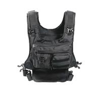 Sac de poitrine léger en tissu Oxford pour course à pied, marathon, cyclisme, randonnée, plein air, Noir , 1pcs, Classique