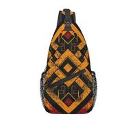Sac De Poitrine Motif Mathématique Abstrait sans Fin Petit Sac À Dos Homme Femme Sacs Triangle, pour Camping, Office, Voyage