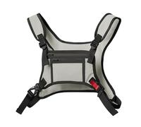 Sac de poitrine - Paquet de poitrine imperméable | Plates-formes de poitrine avec plusieurs poches avec poche et rangement supplémentaire | Hip Hop Sangle réglable Gilet Sacs pour homme Fitness