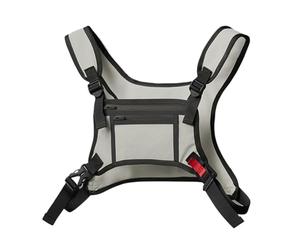 Sac de Poitrine - Paquet de Poitrine imperméable | Plates-Formes de Poitrine avec Plusieurs Poches avec Poche et Rangement supplémentaire | Hip Hop Sangle réglable Gilet Sacs pour Homme Fitness