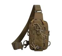 Sac De Poitrine Pochette Zippée Légère Et Ajustable